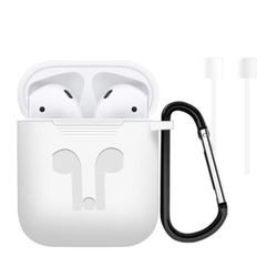 Airpods hodetelefoner øretelefoner silikon etui dekker