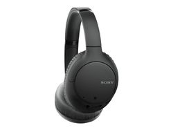 Sony WH-CH710N - Hodetelefoner med mikrofon - full størrelse - Bluetooth - trådløs - NFC - aktiv støydemping - 3,5 mm jakk - svart