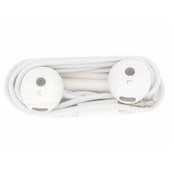 Original Huawei hörlurar / headset med mikrofon 3,5 mm - Vit