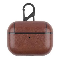 Mørkebrune Apple Airpods Pro taske Case Beskyttende Case Læder Læder
