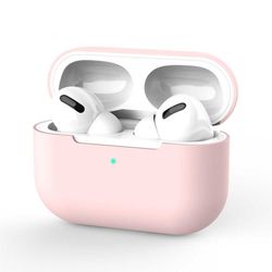 Pink Apple AirPods Pro Case Case ShockProof Protection Case