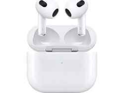 Apple AirPods - 3. generationen - äkta trådlösa hörlurar med mikrofon. - öronspets - Bluetooth - vit | Lightning laddningsfodral