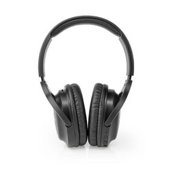 Nedis Trådløse Over-Ear hodetelefoner | Maksimal batteritid: 20 timer | Innebygd mikrofon | Trykk kontroll | Stemmestyring | Volumkontroll | Reisevesk