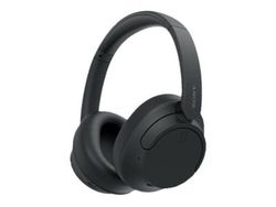 Sony WH-CH720N - Hodetelefoner med mikrofon - full størrelse - Bluetooth - trådløs, kablet - aktiv støydemping - 3,5 mm jakk - svart