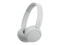 Sony WH-CH520 - Hörlurar med mikrofon - på örat - Bluetooth - trådlös - vit