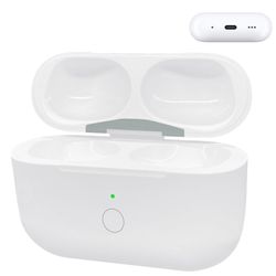 For AirPods Pro/Pro 2 erstatningsladeveske Innebygd 680mAh batteri