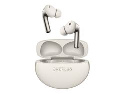 OnePlus Buds Pro 3 - True wireless-hodetelefoner med mikrofon - i øret - Bluetooth - aktiv støydemping - lunar radiance