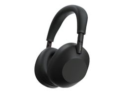 Sony WH-1000XM6 - Hodetelefoner med mikrofon - full størrelse - Bluetooth - trådløs, kablet - aktiv støydemping - 3,5 mm jakk - lydisolerende - svart