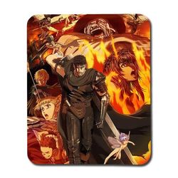 Musmatta: Manga Berserk, halkfri gummibas, livfull och unik design, perfekt för hemmet eller kontoret