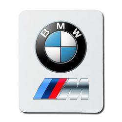Musematte: BMW, sklisikker gummibunn, unikt motiv