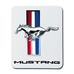 Musematte: Mustang, sklisikker gummibunn, unikt motiv