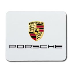 Musmatta: Porsche, halkfri gummibas, livfull och unik design, perfekt för hemmet eller kontoret