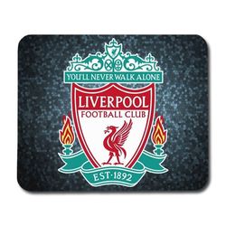 Musmatta: Liverpool, halkfri gummibas, livfull och unik design, perfekt för hemmet eller kontoret