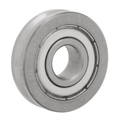 Stål V-rillede Enkelt Rullelejer - 10x30x8mm