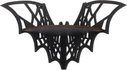 OBOSOE Hörnhylla i trä – Väggmonterad hylla & displayhylla för ljus, växter & Halloween dekoration