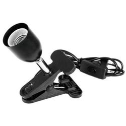 Eurolite 9460120N Lampsockel-adapter E27 230 V 60 W med klämma, med eurokontakt, med vippströmbrytare