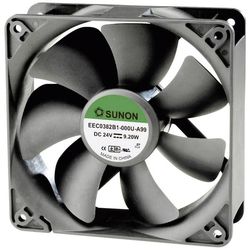 Sunon EEC0381B1-000U-A99 Axialfläkt 12 V/DC 234.46 m³/h (L x B x H) 120 x 120 x 38 mm