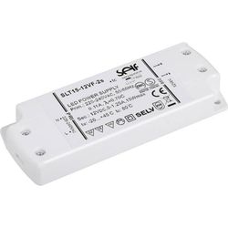 Self Electronics SLT15-12VF-2S LED transformator, LED driver Konstantspänning 15 W 1.25 A 12 V/DC Montering på brandfar