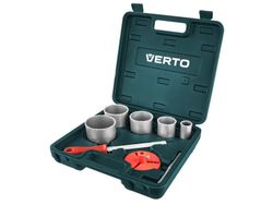 Verto 60H900, Sett, Murstein, Betong, Flis, Grønn, Oransje, Rustfritt stål, Tungsten Carbide Coated (TCC), Sekskanttange, 5,5 cm