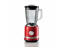 Ariete 0585/00, Bänkmixer, 1,5 l, Pulsfunktion, Iskrossning, 1000 W, Röd, Rostfritt stål