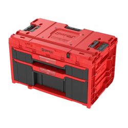 Q-Brick verktøykasse med skuffer Qbrick System ONE 2.0 DRAWER 2 Plus VERKTØYKASSE EKSPERT Raudonas Ultra HD Custom