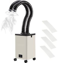 Lödgasutsug, 150W, 106 CFM rökabsorbent, 3-stegsfilter, 3 hastigheter för lödning och lasergravering.