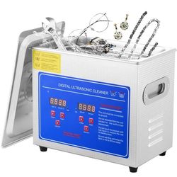 JPS-20A 3L ultraäänipesuri, digitaalinen näyttö, ruostumatonta terästä, korujen puhdistukseen.