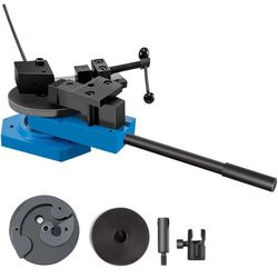 Winkelbøjer SBG-40: Manuel bøjlemaskine til fladjern (30x8 mm) og rundjern (15 mm). Vægten er 25,1 kg. Effektiv håndtering!