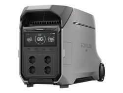 EcoFlow Delta Pro 3 - Bærbar strømstasjon - AC 200-240 V - 4000 watt - litium-jernfosfat - Bluetooth, Wi-Fi, CAN - utgangskontakter: 8 - Europa