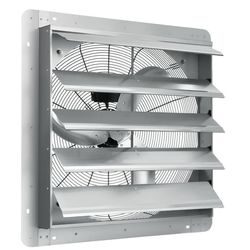 Avgasfläkt 610 mm Väggmonterad, 2892 CFM, Shutterfläkt för Effektiv Ventilation, AC