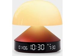 Lampa stołowa Lexon Lexon Mina Sunrise Alarm Clock with Lamp Aluminum/Aluminum LR153MAP