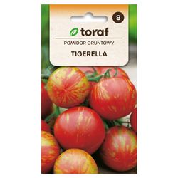 Frø til tomat Tigerella - Stripete, smakfulle tomater med en krydret tone