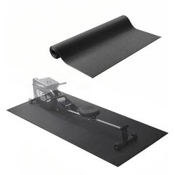 Løbebåndsmåtte til Tæppegulv, 6 mm Tyk, 915x1980 mm, Træningsudstyrsmåtte til Hjemmet, Holdbar, Skridsikker