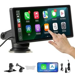 Bilstereo Radio, CarPlay Touchscreen 10 tommer, Apple og Android Auto, Bluetooth-kompatibel