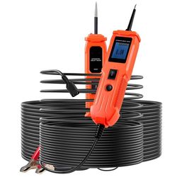 Bilkretsprovare - Provlampa/Spänningstestare 6–36 V DC - LED-belysning - Kabel 4 m - ABS-hus - För 12/24 V fordon