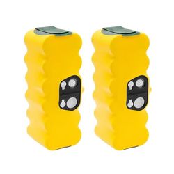 iRobot Roomba batteri, Ni-MH 14,4 V 6000 mAh, grå, uppladdningsbart ersättningsbatteri för 500–900-serien