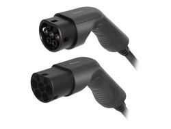 DELTACO e-Charge ladekabel for elbil type 2-kontakt - 32A - 22 kW - 10 meter
