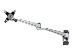 StarTech.com Wall Mount Monitor Arm, Articulating Ergonomic VESA Wall Mount Monitor Arm, 20" (52cm) Long , Single 34" Display up to 30.9lb/14kg, Swiv