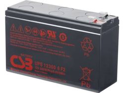 CSB Battery UPS 123606 high-rate UPS123606F1F2 Blybatteri 12 V 7 Ah Blyfilt (B x H x D) 151 x 99 x 51 mm Platt kontakt 6,35 mm Underhållsfritt, Låg