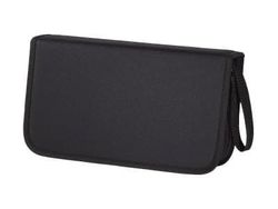 Hama CD/DVD Nylon Wallet 104 - Lomme for CD/DVD-plater - 104 plater - 600D nylon - svart, blå