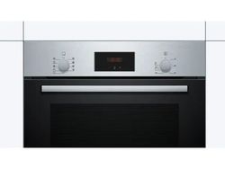 Bosch Serie | 2 HBF114BS1 - Ovn - innebygd - fordypning - bredde: 56 cm - dybde: 55 cm - høyde: 57.5 cm - med selvrens - Klasse A - rustfritt stål