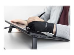 Wacom - Drawing glove - svart - for Cintiq 16, 22; Cintiq Pro 13, 24, 27, 32, DTH-3220; MobileStudio Pro 13, 16; One DTC133