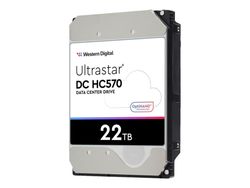 WD Ultrastar DC HC570 - Harddisk - 22 TB - intern - 3,5" - SATA 6 Gb/s - 7200 rpm - buffer: 512 MB