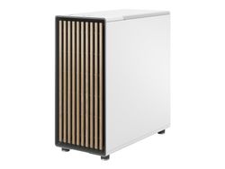 Fractal Design North - Mid tower - ATX - sidepanel med vindu (herdet glass) - ingen strømforsyning (ATX) - kritthvit - USB/lyd