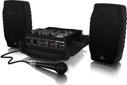 Behringer PPA200, 200 W, Sort, Ledning & Trådløs, AC, 100-240 V, 2,54 cm (1")