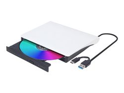 Gembird GEMBIRD Drive EXTERNAL DVD 8X, CD 24X USB 3.1 SLIM BLACK & WHITE