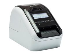 Brother QL-820NWBc - Etikettskriver - tofarget (monokrom) - direktetermisk - Rull (6,2 cm) - 300 x 600 dpi - inntil 110 etiketter/min - USB 2.0, Blue