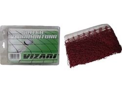 Victoria Sport Siatka do badminton 6x0,75 m bordowa