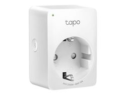 TP-LINK Tapo P100, Mini Akilli Wi-Fi Soket, Trådlös, Bluetooth / Wi-Fi, 802.11b,802.11g,Wi-Fi 4 (802.11n), inomhus, Vit, Energiljus, Status