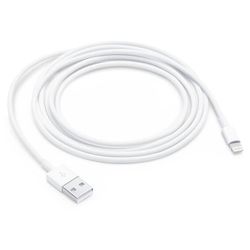 Apple Lightning till USB Kabel 2m Vit